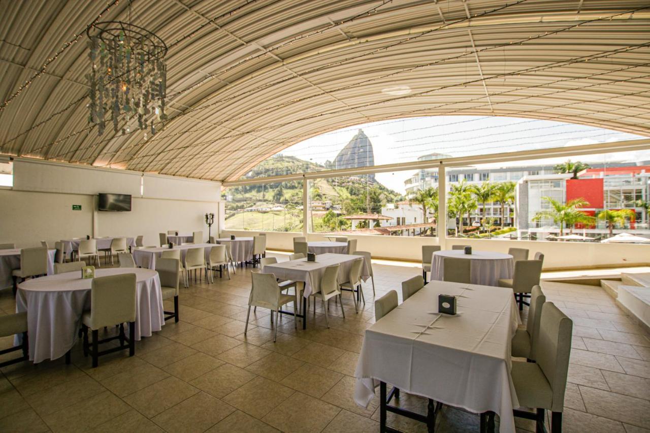 Hotel Los Recuerdos Guatapé エクステリア 写真 Restaurant